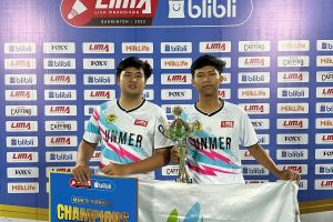 Pasangan Ganda Putra UNMER Malang Raih Juara 1 Dalam Liga Mahasiswa Badminton 2023