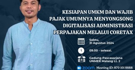 Kesiapan UMKM dan Wajib Pajak Umumnya Menyongsong Digitalisasi Administrasi Perpajakan Melalui Core Tax